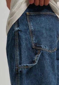 Superdry VINTAGE CARPENTER - Straight Leg Jeans - Palms Dark Blue -Superdry Shop a66fde1c92e9493d8577c41043e24b93