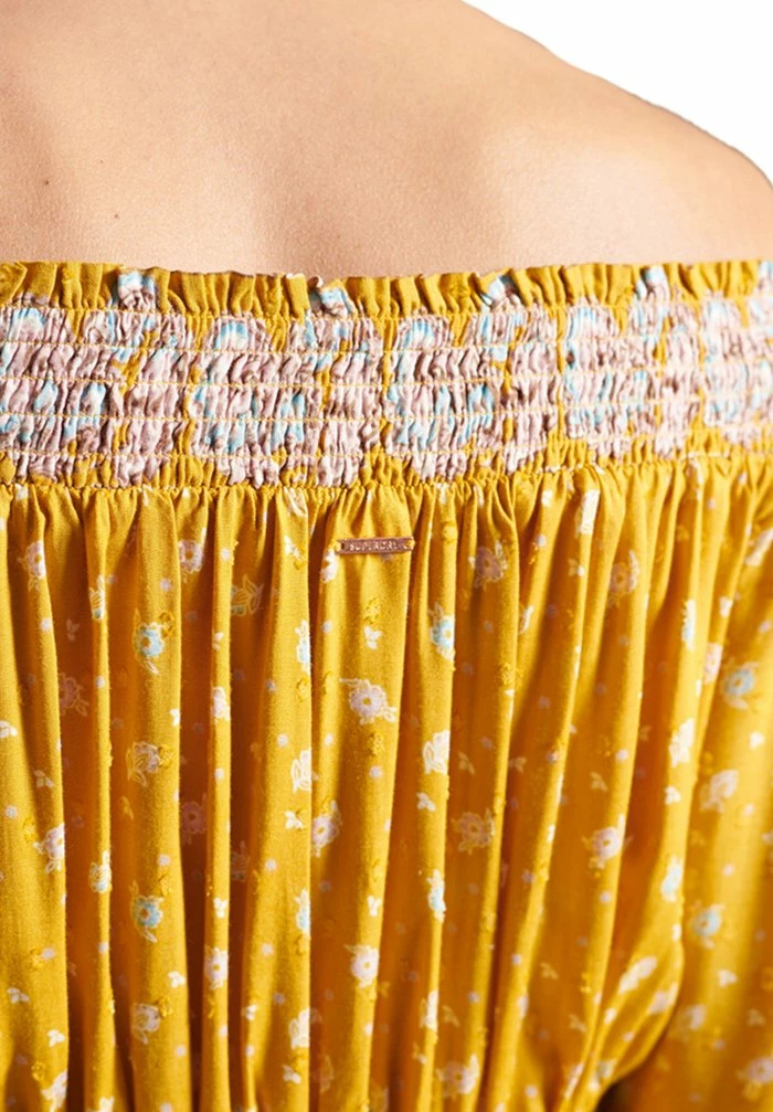 Superdry AMEERA OFF SHOULDER - Jumpsuit - Ochre 3 Superdry AMEERA OFF SHOULDER - Jumpsuit - Ochre - Image 3