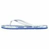 Superdry VINTAGE - T-bar Sandals - Blue Palm
