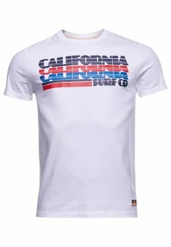 Superdry CALI SURF GRAPHIC - Print T-shirt - Optic -Superdry Shop a6ff97b2aa28435fab46f6c1c03b8201