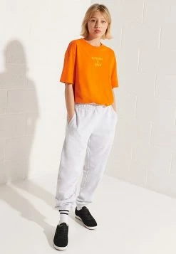 Superdry CORPORATE - Print T-shirt - Denver Orange