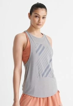 Superdry FLEX TWIST BACK - Top - Grey