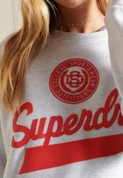 Superdry SCRIPT STYLE - Sweatshirt - Ice Marl 11 Superdry SCRIPT STYLE - Sweatshirt - Ice Marl -Superdry Shop a77aeb5705a4497da890bce0a6c7d5fe