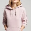 Superdry VINTAGE CORPORATE LOGO - Hoodie - Soft Pink Marl