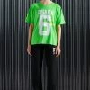 SUPERDRY SUPER 5 DECONSTRUCT T-SHIRT - Print T-shirt - Neon Lime