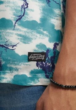 Superdry REVERE SHORT SLEEVE - Shirt - Navy Clouds -Superdry Shop a7eff1e352b24a5f9c4a6fa6bdd7baf6