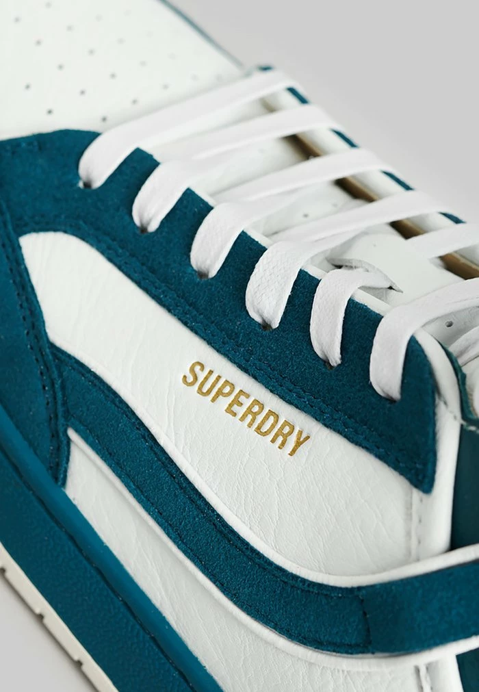 Superdry VINTAGE VEGAN BASKET - High-top Trainers - White Lagoon 4 Superdry VINTAGE VEGAN BASKET - High-top Trainers - White Lagoon - Image 4