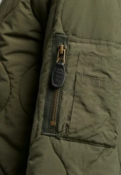 Superdry LONGLINE - Winter Coat - Dark Khaki -Superdry Shop a832a44a4fba469aa31cf8878d61272a