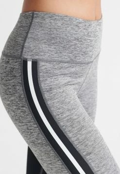 Superdry TRAINING GRAPHIC - Leggings - Trousers - Grey Marl Black -Superdry Shop a886effdfaf74b909b4d5fbafb66d986