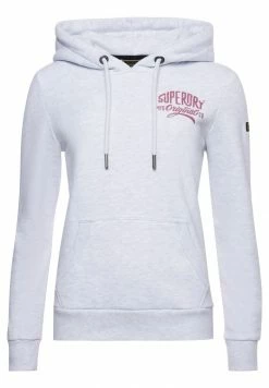 Superdry Hoodie - Ice Marl -Superdry Shop a88bc093e0194ec28a1dc4a0ccca67b7