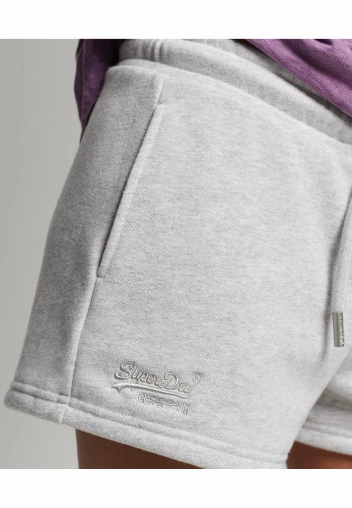 Superdry ORGANIC VINTAGE LOGO - Shorts - Glacier Grey Marl 3 Superdry ORGANIC VINTAGE LOGO - Shorts - Glacier Grey Marl - Image 3