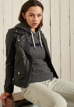 Superdry Hoodie - Dark Marl -Superdry Shop a8972626039b49a08b05070b8e34ece0