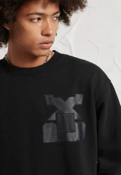 Superdry Sweatshirt - Black -Superdry Shop a96634fa4e4749578393836ad2962ced