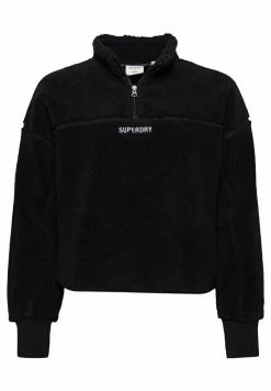 Superdry Fleece Jumper - Black -Superdry Shop a98c98feb2304e7d8889076401b3da31