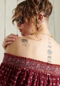 Superdry Long Sleeved Top - Rust -Superdry Shop a9ae57ece58e47f9a11f55c492e3f28c