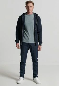 Superdry Basic T-shirt - Coastal Blue Grit