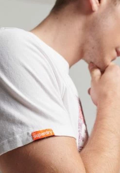Superdry VINTAGE REWORK CLASSIC - Print T-shirt - Winter White Soot -Superdry Shop a9c92941bf134ed9bbe906cc82b2910c