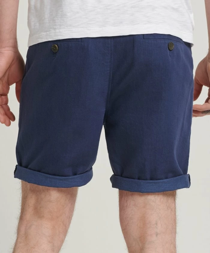 Superdry STUDIOS TURN UP - Shorts - Navy 2 Superdry STUDIOS TURN UP - Shorts - Navy - Image 2