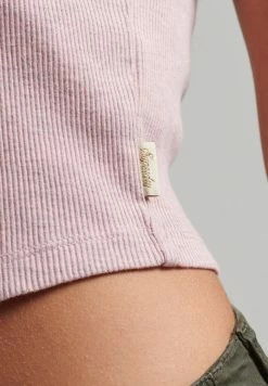 Superdry VINTAGE TRIM - Top - La Soft Pink Marl 7 Superdry VINTAGE TRIM - Top - La Soft Pink Marl -Superdry Shop aa60c8d6edc0447aae547e8a12f5abfd