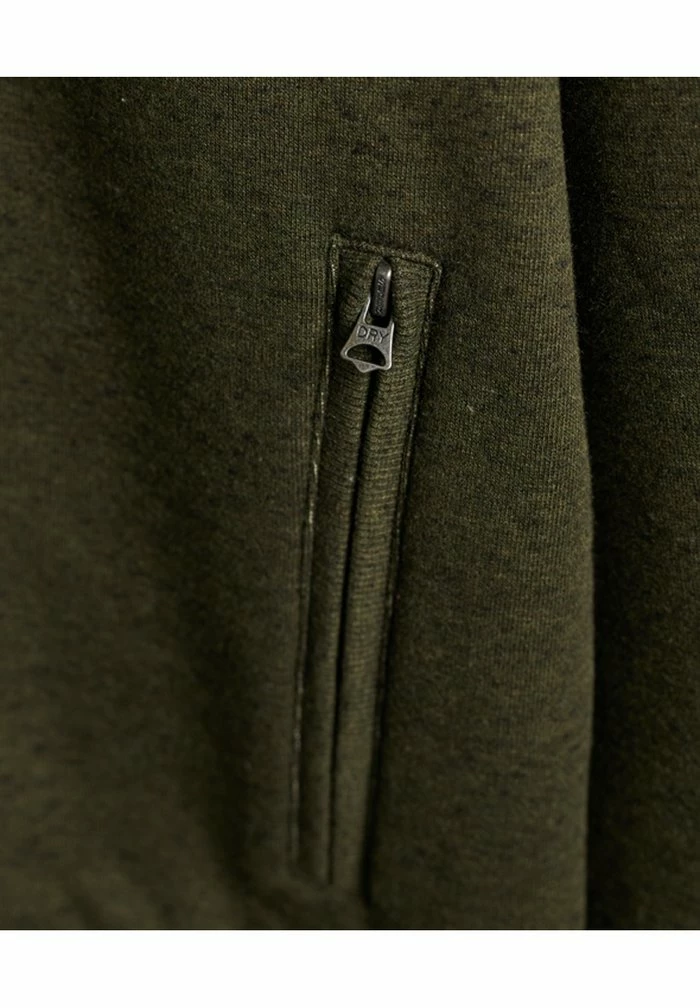 Superdry ORANGE LABEL CLASSIC TRACK - Zip-up Sweatshirt - Winter Khaki Grit 4 Superdry ORANGE LABEL CLASSIC TRACK - Zip-up Sweatshirt - Winter Khaki Grit - Image 4