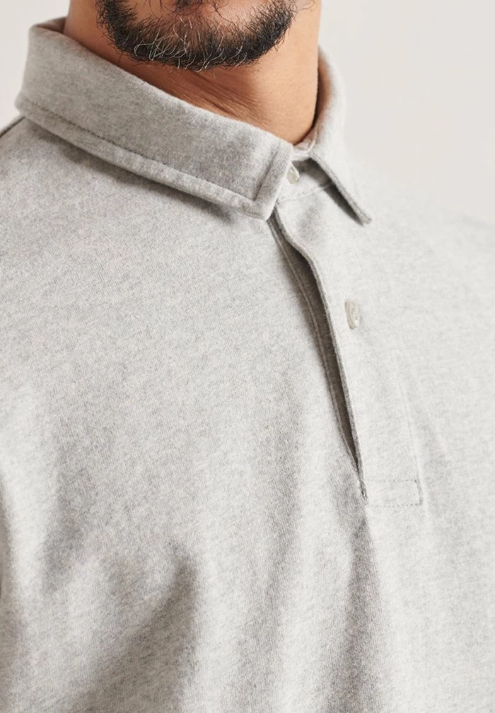 Superdry STUDIOS - Polo Shirt - Mid Marl 2 Superdry STUDIOS - Polo Shirt - Mid Marl - Image 2