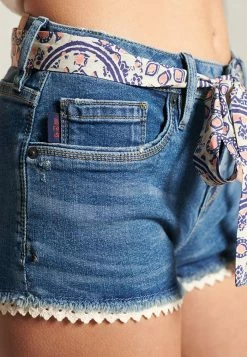 Superdry HOT - Denim Shorts - Dark Indigo Aged -Superdry Shop aabb12b963f940618b1f1434d47c02ff