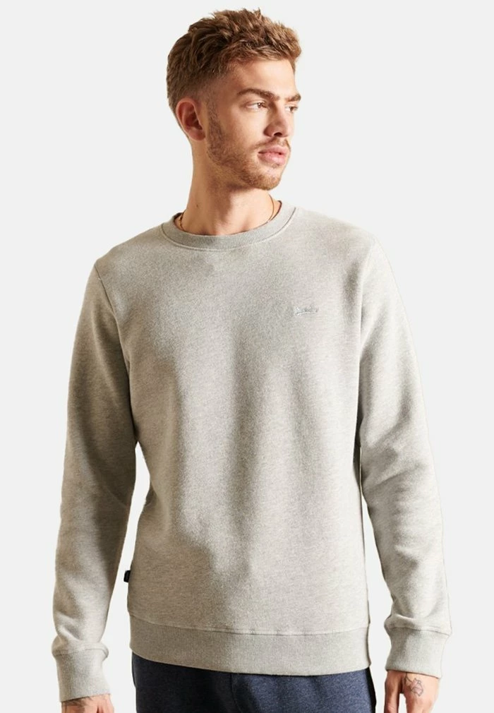 Superdry VINTAGE - Sweatshirt - Glacier Grey Marl 1 Superdry VINTAGE - Sweatshirt - Glacier Grey Marl