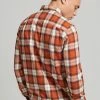 Superdry VINTAGE LUMBERJACK - Shirt - Rodrick Check Rusty Orange