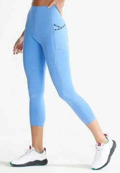 Superdry SPORT RUN SPRINT - Leggings - Trousers - Flacky Bright Blue