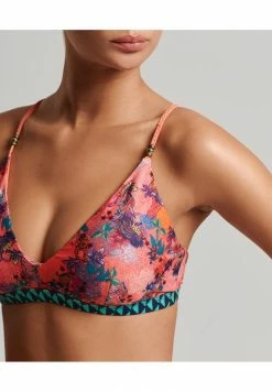 Superdry VINTAGE TROPICAL - Bikini Top - Mixed Print Coral -Superdry Shop ab250fc351e9401e979d400d7c211095