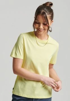 Superdry STUDIOS ESSENTIAL - Basic T-shirt - Beacon Yellow