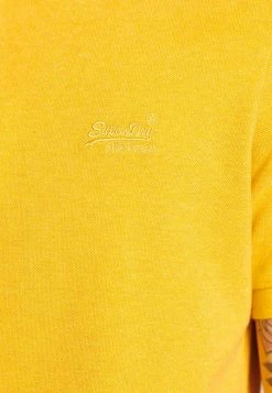 Superdry CLASSIC PIQUE - Polo Shirt - Turmeric Marl