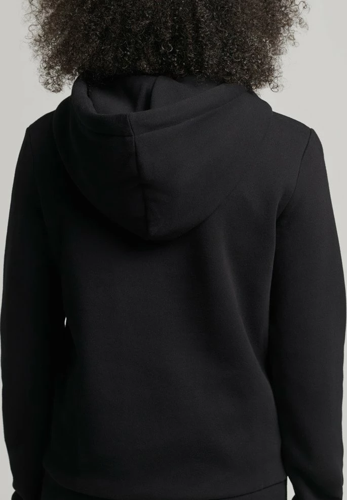 Superdry VINTAGE CORE LOGO METALLIC - Hoodie - Black 2 Superdry VINTAGE CORE LOGO METALLIC - Hoodie - Black - Image 2