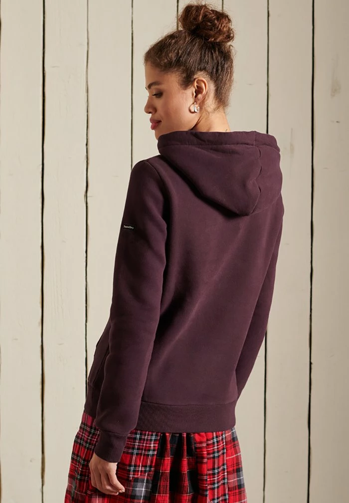 Superdry VINTAGE BOHO SPARKLE - Hoodie - Rich Deep Burgundy 3 Superdry VINTAGE BOHO SPARKLE - Hoodie - Rich Deep Burgundy - Image 3