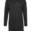 Superdry ROLL NECK - Jumper Dress - Black Metallic