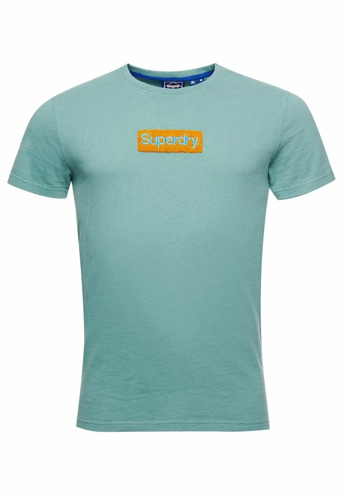 Superdry Print T-shirt - Cerulean Dusk 4 Superdry Print T-shirt - Cerulean Dusk - Image 4