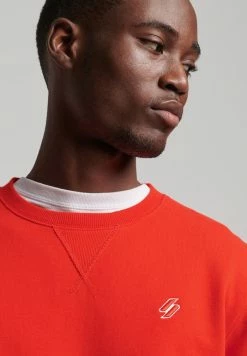 Superdry ESSENTIAL CREW - Sweatshirt - Bright Red -Superdry Shop ac139bc974ef42cd9380c97e7322bc51