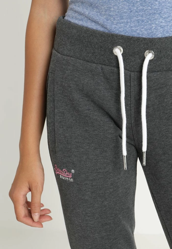 Superdry ORANGE LABEL - Tracksuit Bottoms - Foggy Charcoal 4 Superdry ORANGE LABEL - Tracksuit Bottoms - Foggy Charcoal - Image 4