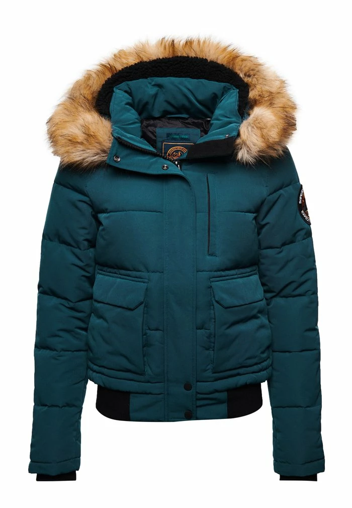 Superdry EVEREST - Winter Jacket - Ocean Blue 4 Superdry EVEREST - Winter Jacket - Ocean Blue - Image 4