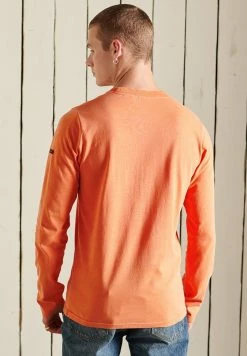 Superdry AMERICAN CLASSIC - Long Sleeved Top - Spiced Orange -Superdry Shop ac4749a4f0304559940a8b4dd8225c7e