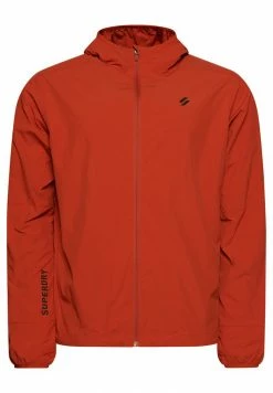 Superdry Waterproof Jacket - Burnt Ochre -Superdry Shop ac4a0f6cb24a44ea911fde69b45260ed