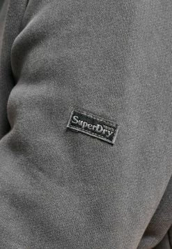 Superdry VINTAGE LOGO BOROUGH - Hoodie - Jet Black -Superdry Shop ac53347170294508a1ef5cd756d9a39c