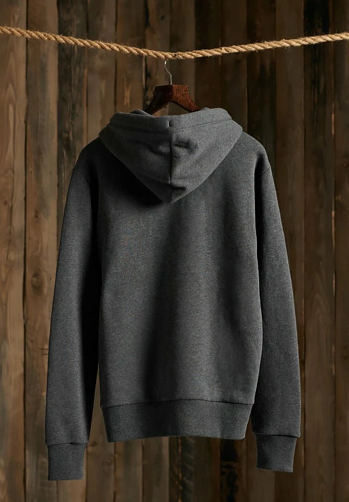 Superdry CLASSIC ZIPHOOD - Zip-up Sweatshirt - Dark Marl 2 Superdry CLASSIC ZIPHOOD - Zip-up Sweatshirt - Dark Marl - Image 2