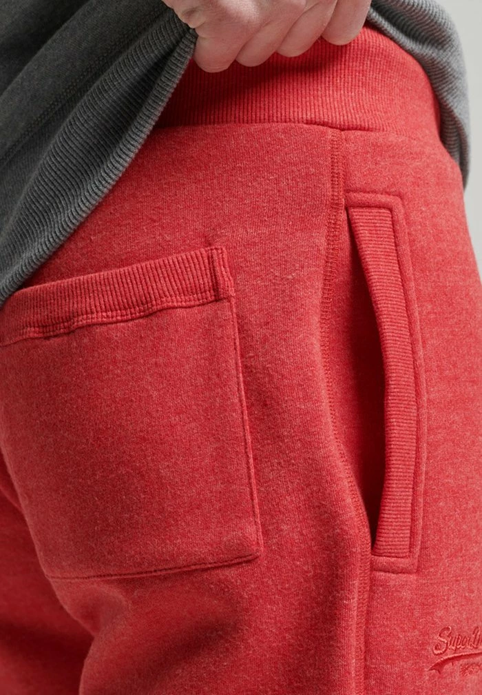 Superdry Tracksuit Bottoms - Papaya Red Marl 4 Superdry Tracksuit Bottoms - Papaya Red Marl - Image 4
