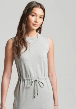 Superdry Jersey Dress - Light Grey Marl 8 Superdry Jersey Dress - Light Grey Marl -Superdry Shop aca3ef6795304ece9f13d42022a86cdf