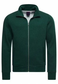 Superdry VINTAGE TRACK - Zip-up Sweatshirt - Heritage Pine Green Marl -Superdry Shop acc3307a3d9e47989e020b3336248e15