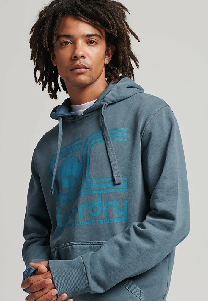 Superdry VINTAGE ATHLETIC CLUB - Hoodie - Rich Navy 1 Superdry VINTAGE ATHLETIC CLUB - Hoodie - Rich Navy
