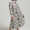 Superdry PRINTED MIDI LONG SLEEVE - Day Dress - Print