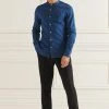 Superdry STUDIOS CHAMBRAY - Shirt - Chambray Blue