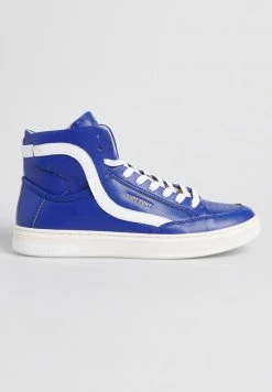 Superdry BASKET LUX - High-top Trainers - Ultramarine/white -Superdry Shop ad373ce918b34fb999545800e9e0e71a